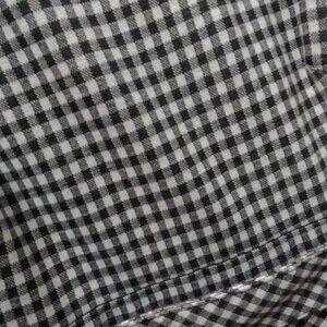 Calvin Klein Black and White Gingham Dress